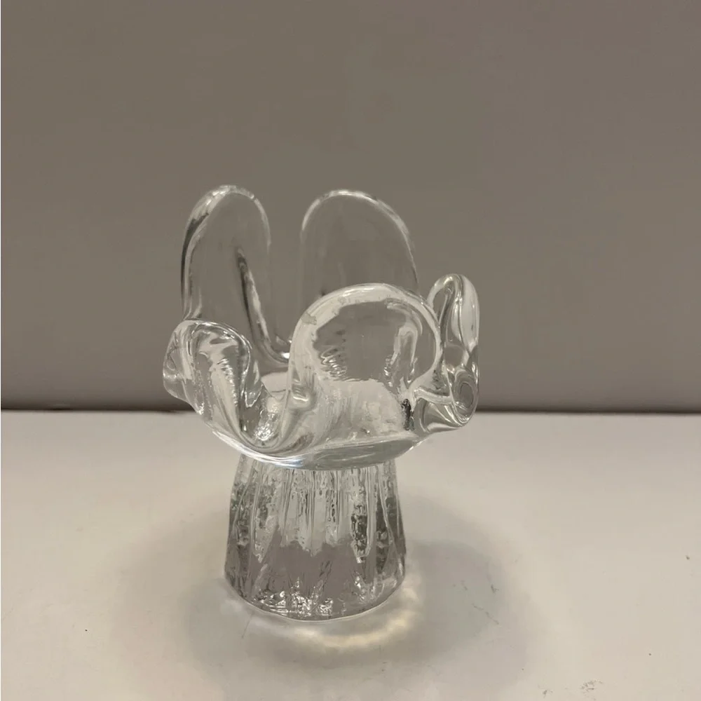 Swedish Sunflower Crystal Votive Holder